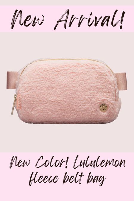 Lululemon fleece belt bag pink 

#LTKfitness #LTKfindsunder50 #LTKitbag