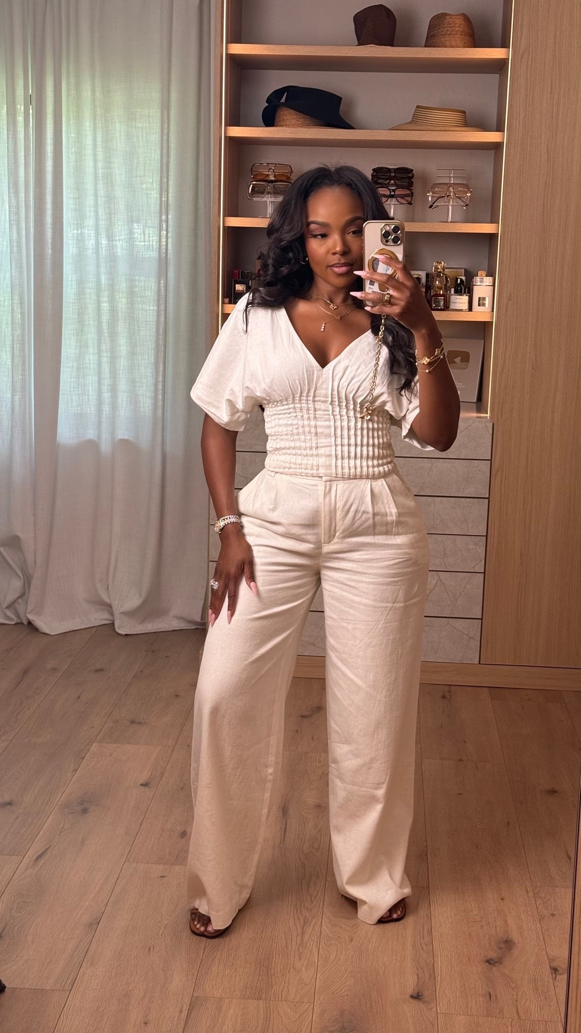 Hi Babes!

Nothing beats a good neutral set 🤍✨

This outfit looks so elevated and expensive, but it’s one of those easy throw-on looks that instantly makes you feel put together. The textured top cinches beautifully at the waist and the wide-leg pants give that effortless resort-luxury feel.

Where to wear this:
• Vacation dinners
• Resort getaways
• Summer brunch
• Bridal events
• Date night
• Weekend shopping

I love outfits like this because they look polished with minimal effort. Just add a gold accessory and you’re good to go.

Everything is linked below!

xx Kira | IG: KirasFashionFinds

34D - 27 - 40 • Size Small or 4 🤍✨

#LTKgrwm #LTKootd #LTKmomlife