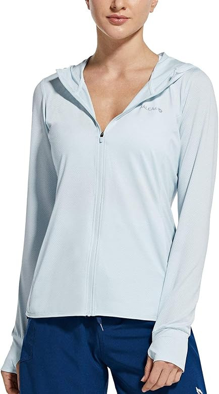 BALEAF Women's UPF 50+ Sun Protection Jacket Hooded Cooling Shirt with Pockets Hiking Outdoor Per... | Amazon (US)