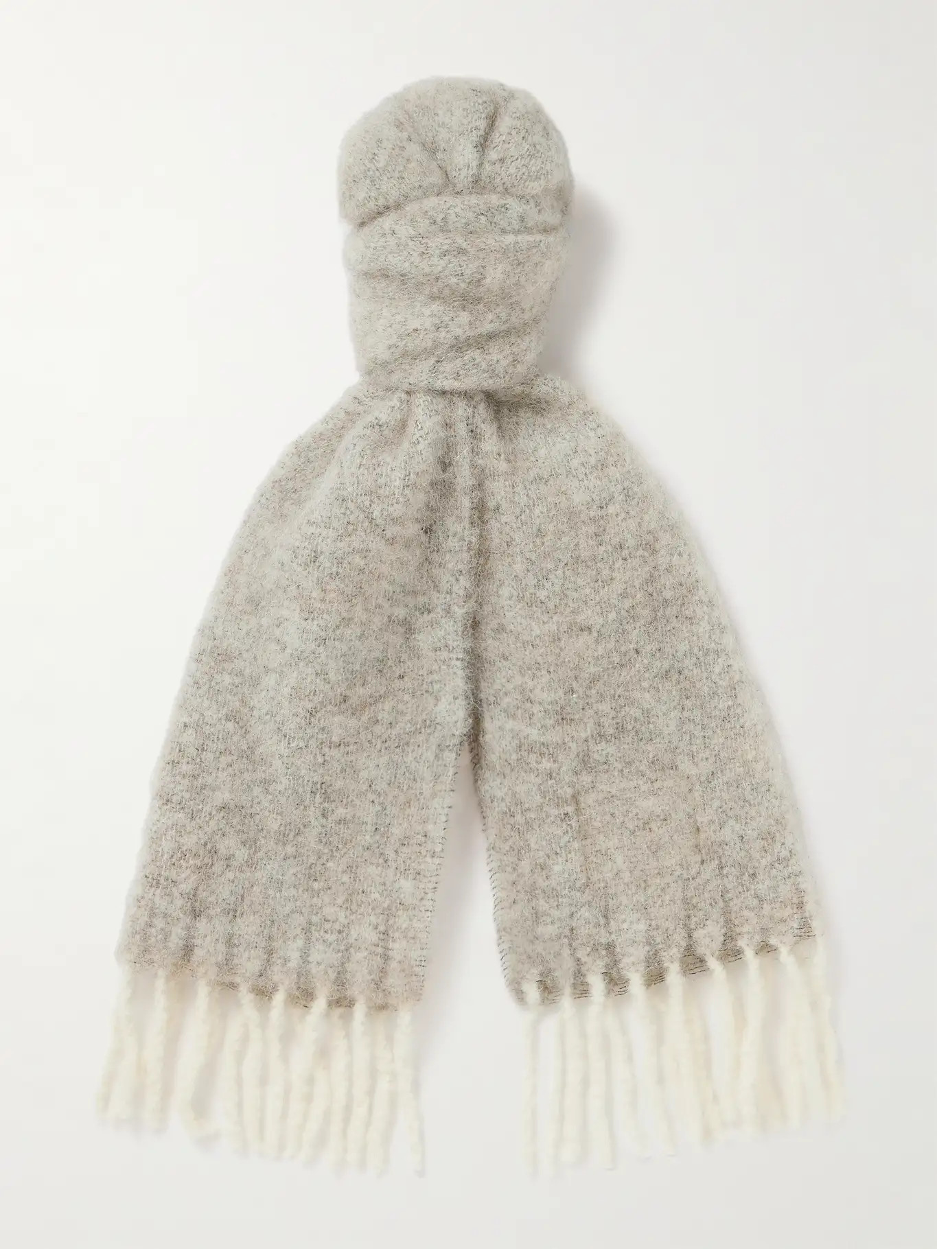 Fringed Wool-Blend Scarf | Mr Porter (UK)