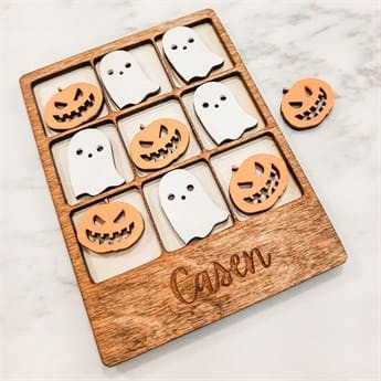 Personalized Halloween Tic Tac Toe | Jane