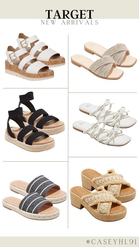 New arrivals of spring and summer sandals at Target! These could be worn with just about any outfit. 

#LTKxTarget #LTKSeasonal #LTKshoecrush