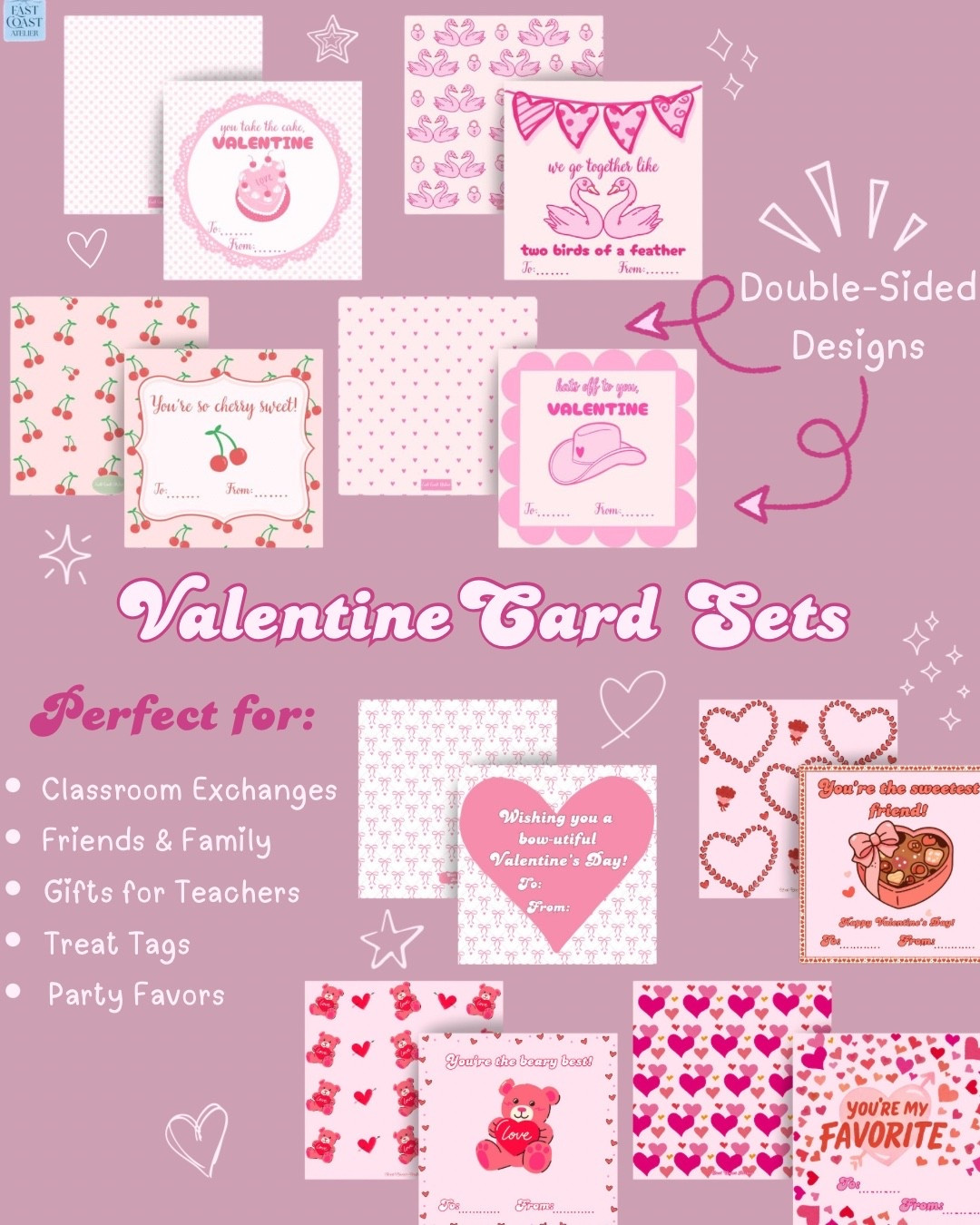 Found so many cute Valentine’s Day card sets that are PERFECT for school or classroom valentine exchanges, gifts for friends, teachers, and family, or just for fun! They’re quick & easy - a great last minute purchase for Valentine’s Day!

Love the unique illustrations & adorable little phrases on each one! They’d be so cute for a little girl in elementary school 🫶🏻 

PS: if you get both sets, you get an additional 20% off the bundle! 

#LTKValentine #LTKSaleAlert #LTKKids