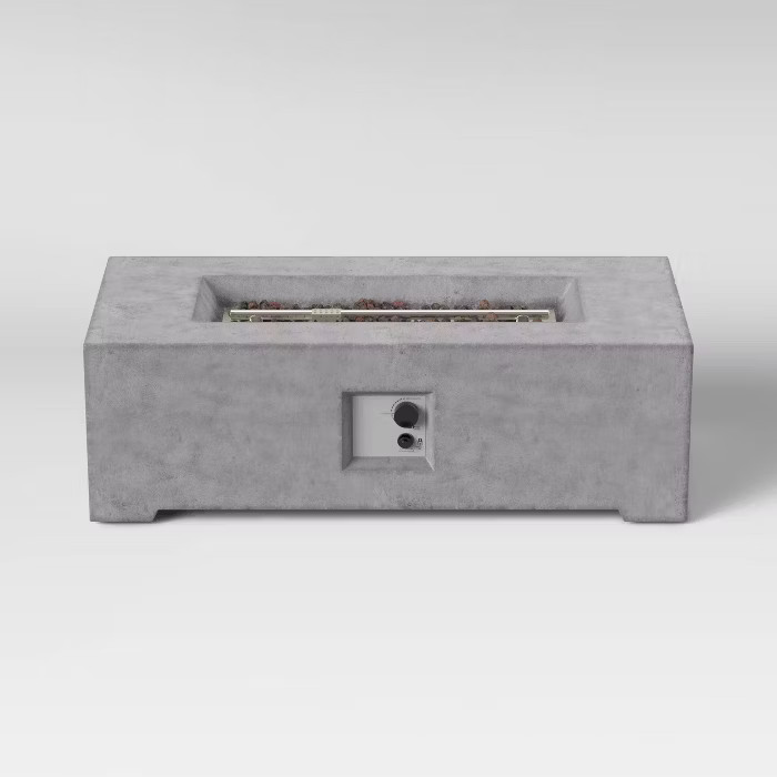 Pipestone LP Gas 42" long Rectangle Firepit - Project 62™ | Target