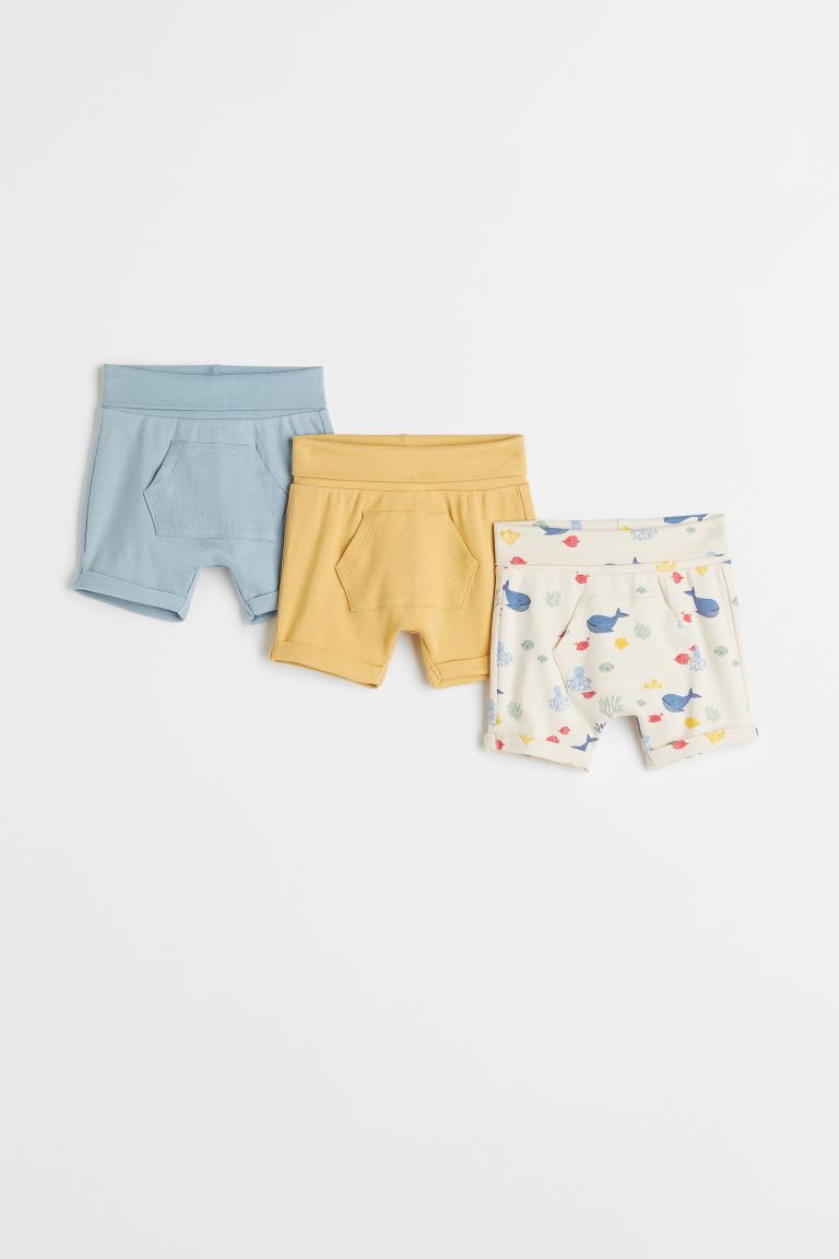 Conscious choice  Shorts in soft, organic cotton jersey. Various designs.Pieces/Pairs3Composition... | H&M (US + CA)