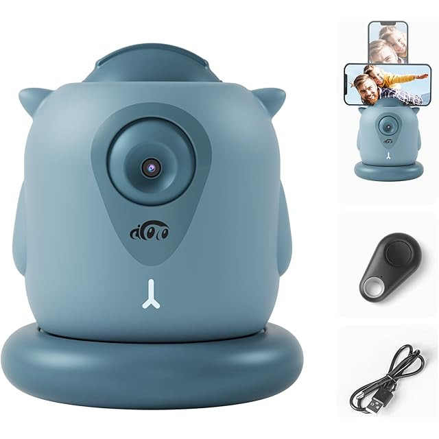 Auto Face Tracking Phone Holder, 360 Smart Selfie Tripod Mount Fast Motion Moving Tracker for Sma... | Amazon (US)