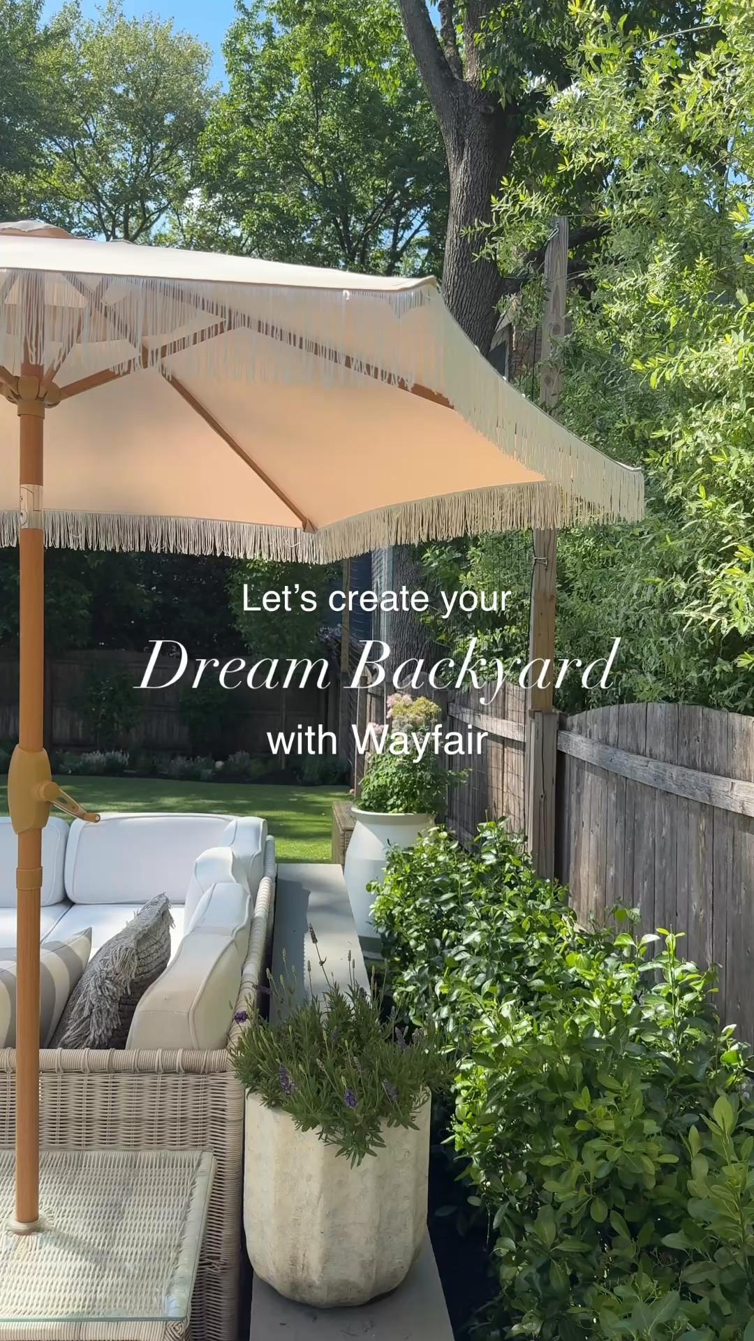 #ad We're ready for outdoor entertaining this season all thanks to @Wayfair! 

Our outdoor rugs have lasted years (and still look gorgeous!!) -- perfect for that perfect modern coastal look. I also found the prettiest throw pillows for our sofas and rocking chairs, a woven storage box that blends seamlessly with our decor (for all of the kids' toys), an umbrella that will make you feel like you're on vacation, and outdoor solar lights that let you entertain when the sun goes down.

#WayfairPartner#Wayfair

#LTKSaleAlert #LTKHome #LTKSeasonal