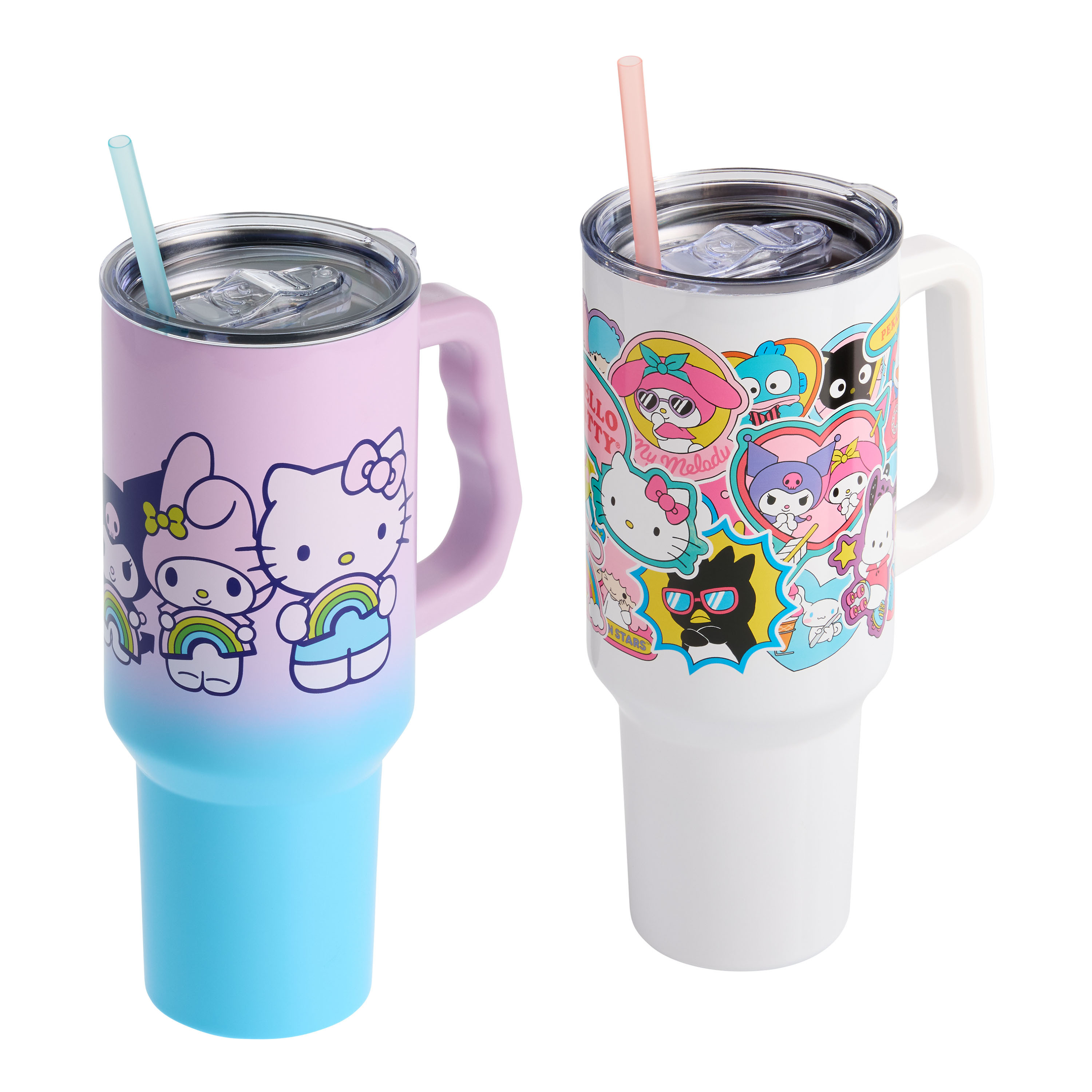 Hello Kitty & Friends Stainless Steel Drink Tumbler with Straw | World Market