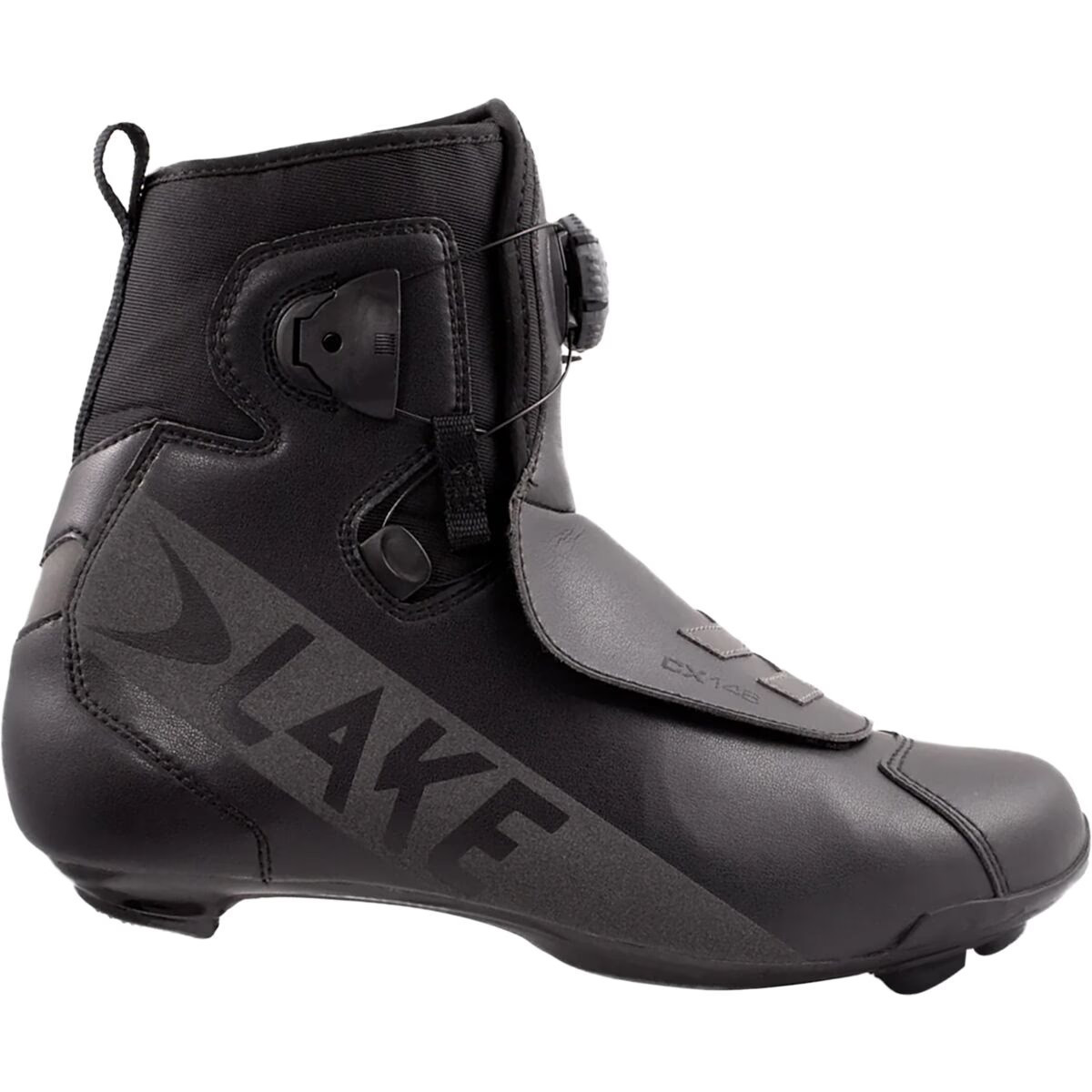 Lake CX146 Cycling Shoe - Men's Black/Black Reflective, 40.0 | Backcountry