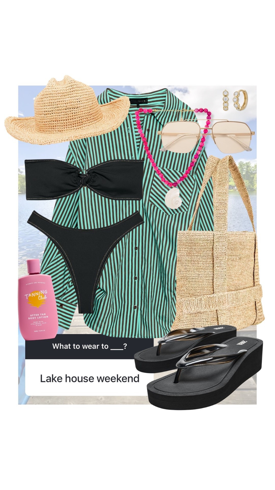 What to wear on a weekend at the lake house! #kathleenpost