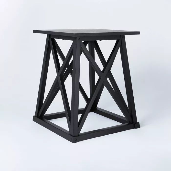 Copperton Wood X Base Accent Table - Threshold™ designed with Studio McGee | Target