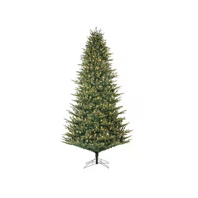 GE 9-ft Montana Fir Pre-lit Artificial Christmas Tree with White LED Lights | Lowe's