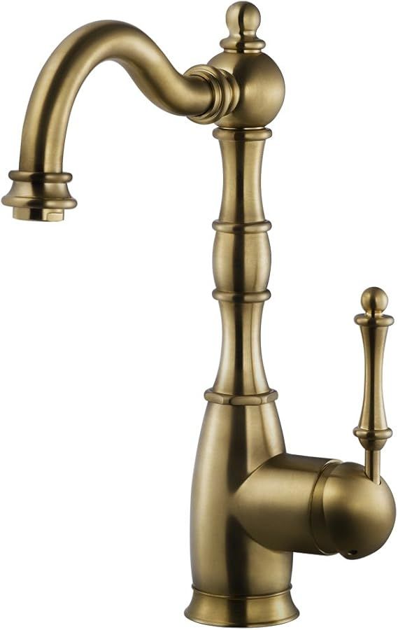 Houzer REGBA-160-AB Regal Traditional Kitchen Faucet, Antique Brass | Amazon (US)