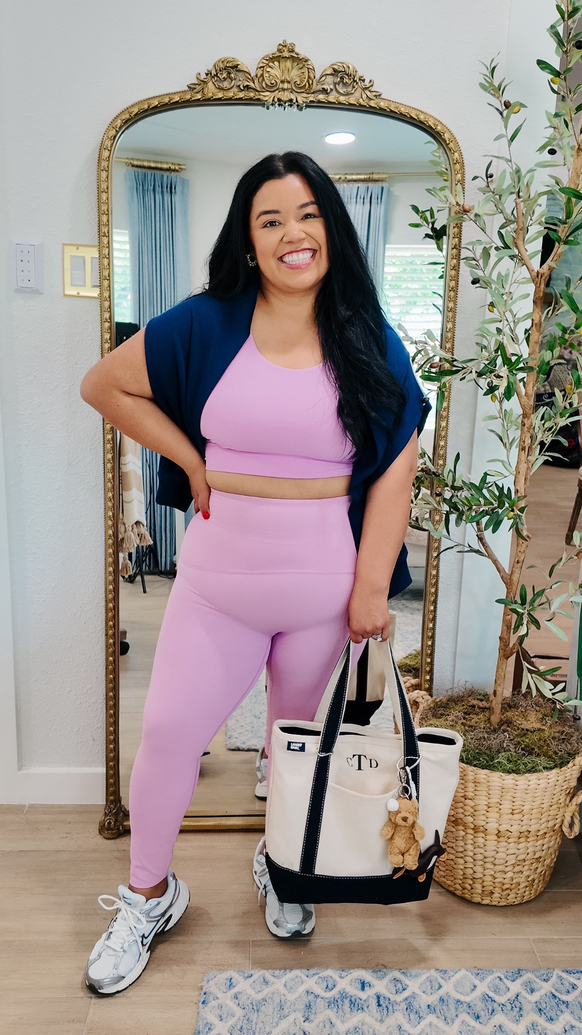 My favorite Spanx 7/8 booty boost leggings are now fully opaque! That means no see thru leggings! They don’t roll down and have just the right amount of compression! I’m wearing a size XL. The top has light compression and is perfect for yoga or Pilates or even running errands. I’m wearing an XL in the top as well! 

Activewear, travel outfit, track suit, Spanx air essentials, tennis outfit, pickleball outfit, smiles and pearls, plus size activewear, midsize activewear


#LTKMidsize #LTKPlusSize #LTKActive