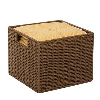 Honey Can Do Parchment Cord Storage Basket - Macy's | Macy's