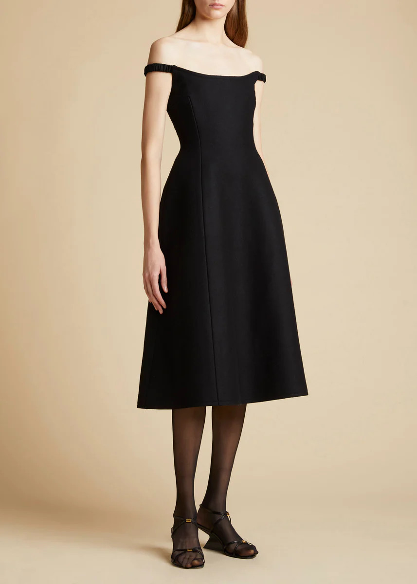 The Uma Dress in Black | Khaite