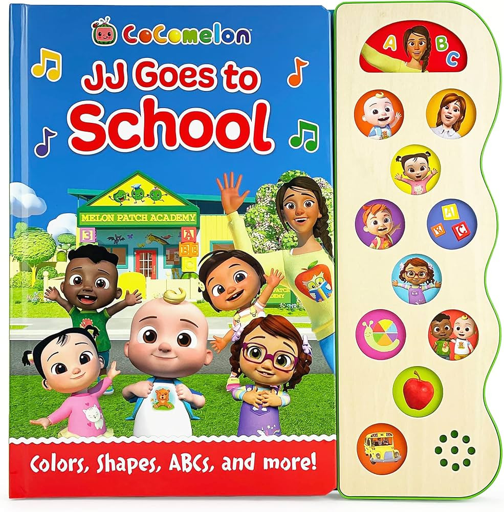 CoComelon JJ Goes to School Children's Interactive Song and Sound Board Book | Amazon (US)