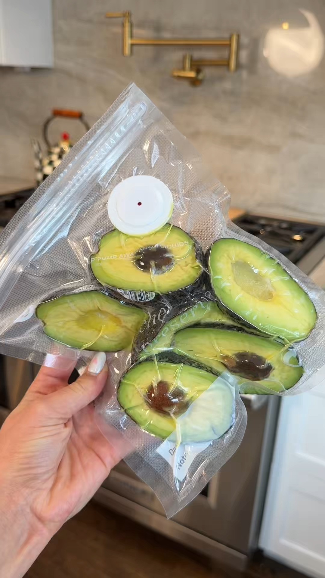 his little gadget will save me many avocados 😂🥑 also use this to freeze meat, I use it to preserve fruits and veggies and it works so well! 

 #LTKHome