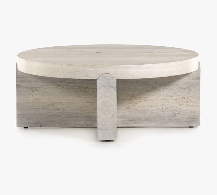 Rocky Round Coffee Table | Pottery Barn (US)
