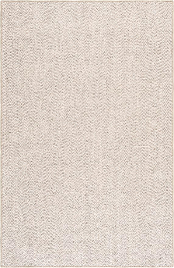 SAFAVIEH Area Rug 6x9 - Palm Beach Collection - Natural & Ivory, Sisal & Wool, Ideal for Living R... | Amazon (US)