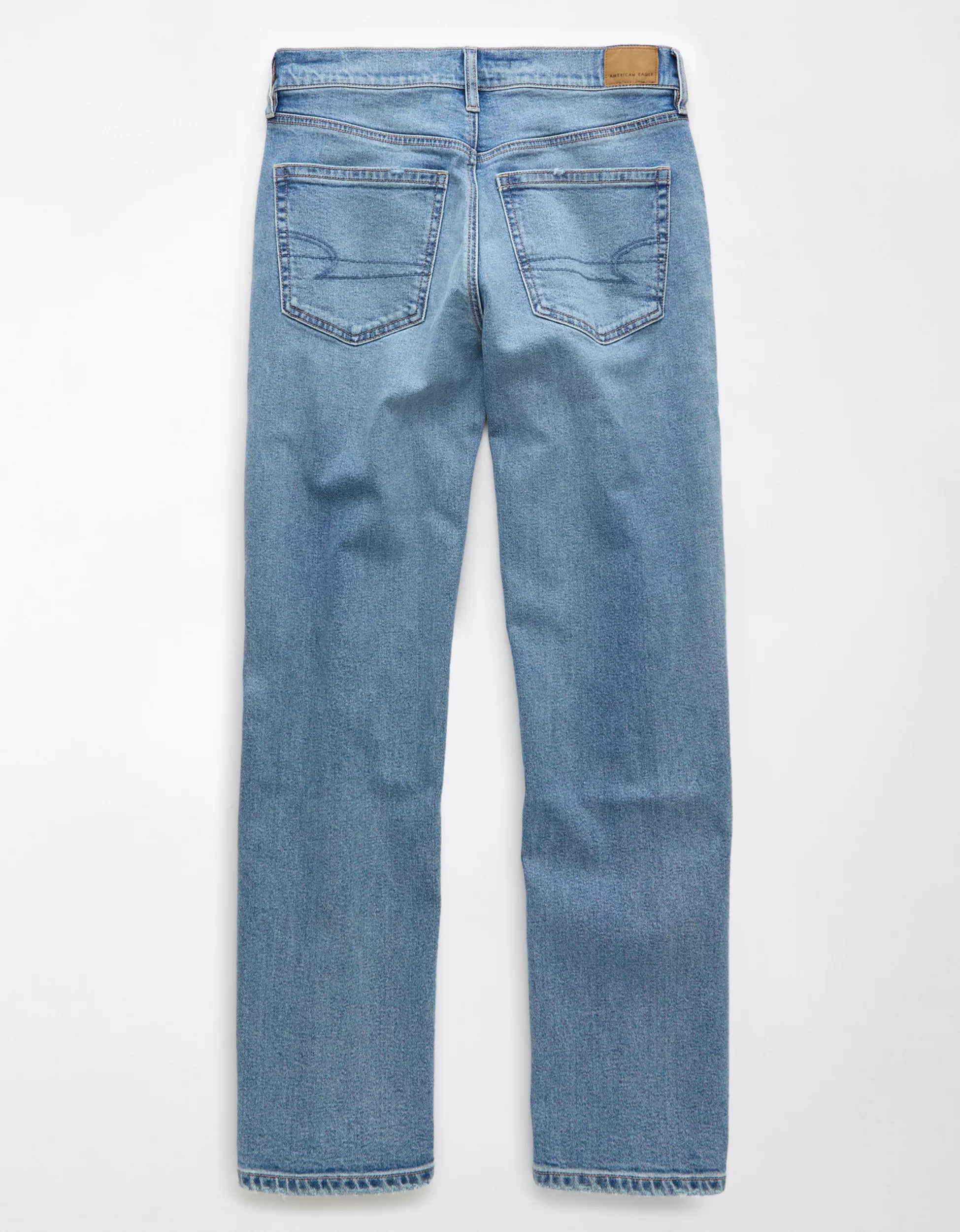 AE Strigid Low-Rise Baggy Straight Jean | American Eagle Outfitters (US & CA)