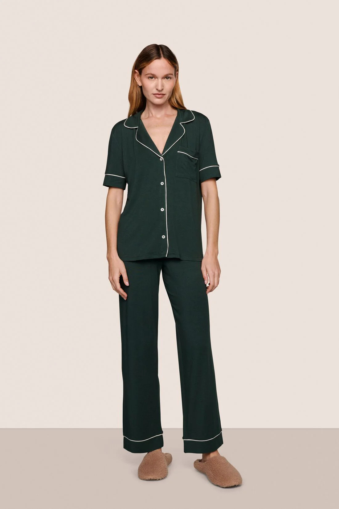 Gisele TENCEL™ Modal Short Sleeve & Pant PJ Set | Eberjey