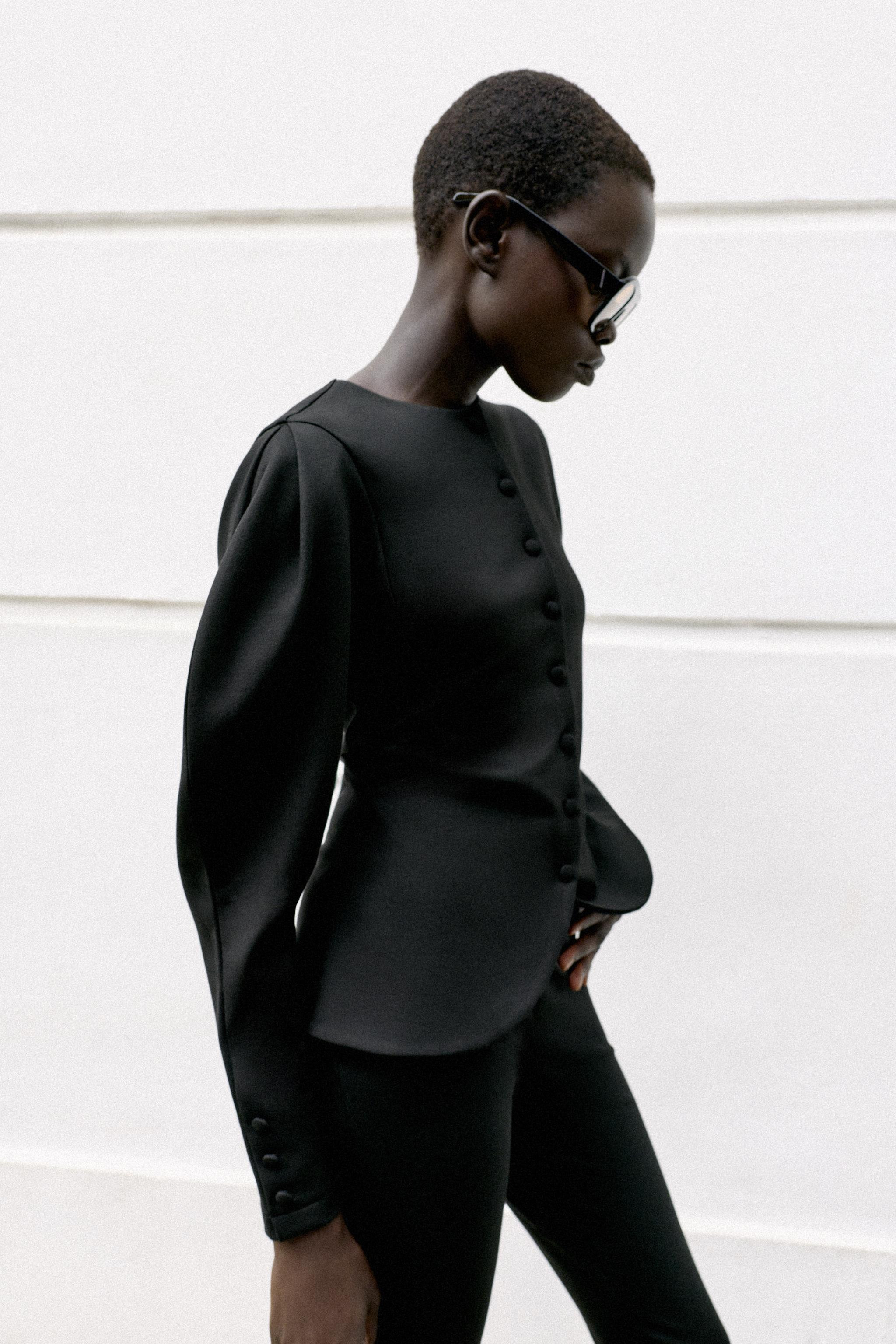 INTERLOCK BUTTON BLAZER | Zara US