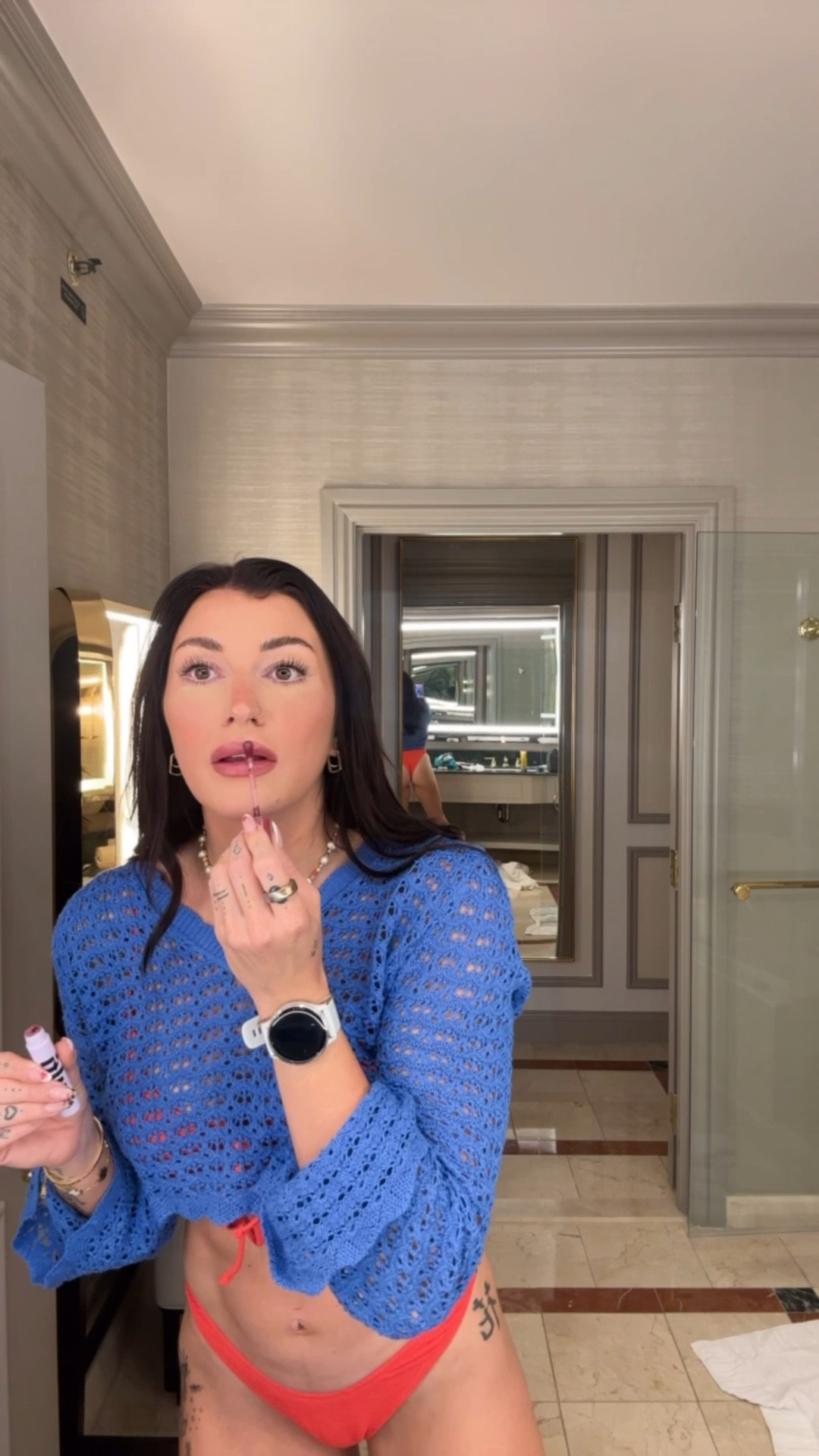 good morning from Vegas 💗  lip color: berry 

#LTKActive #LTKStyleTip #LTKBeauty