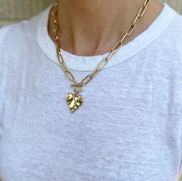 Heart Toggle Necklace | Erin McDermott Jewelry