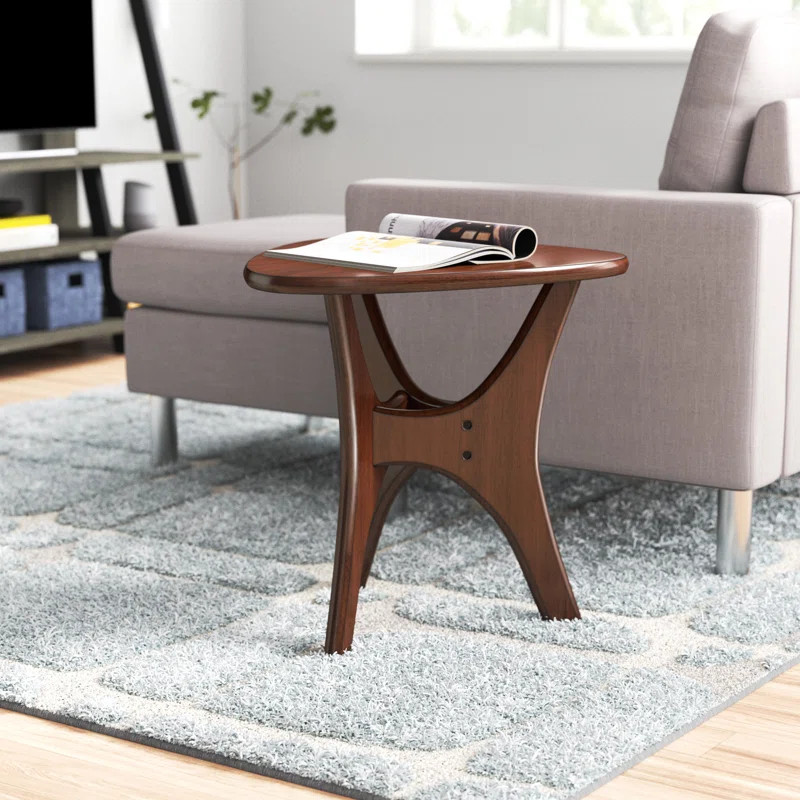 Lucrezia Triangle Wood End Table | Wayfair North America