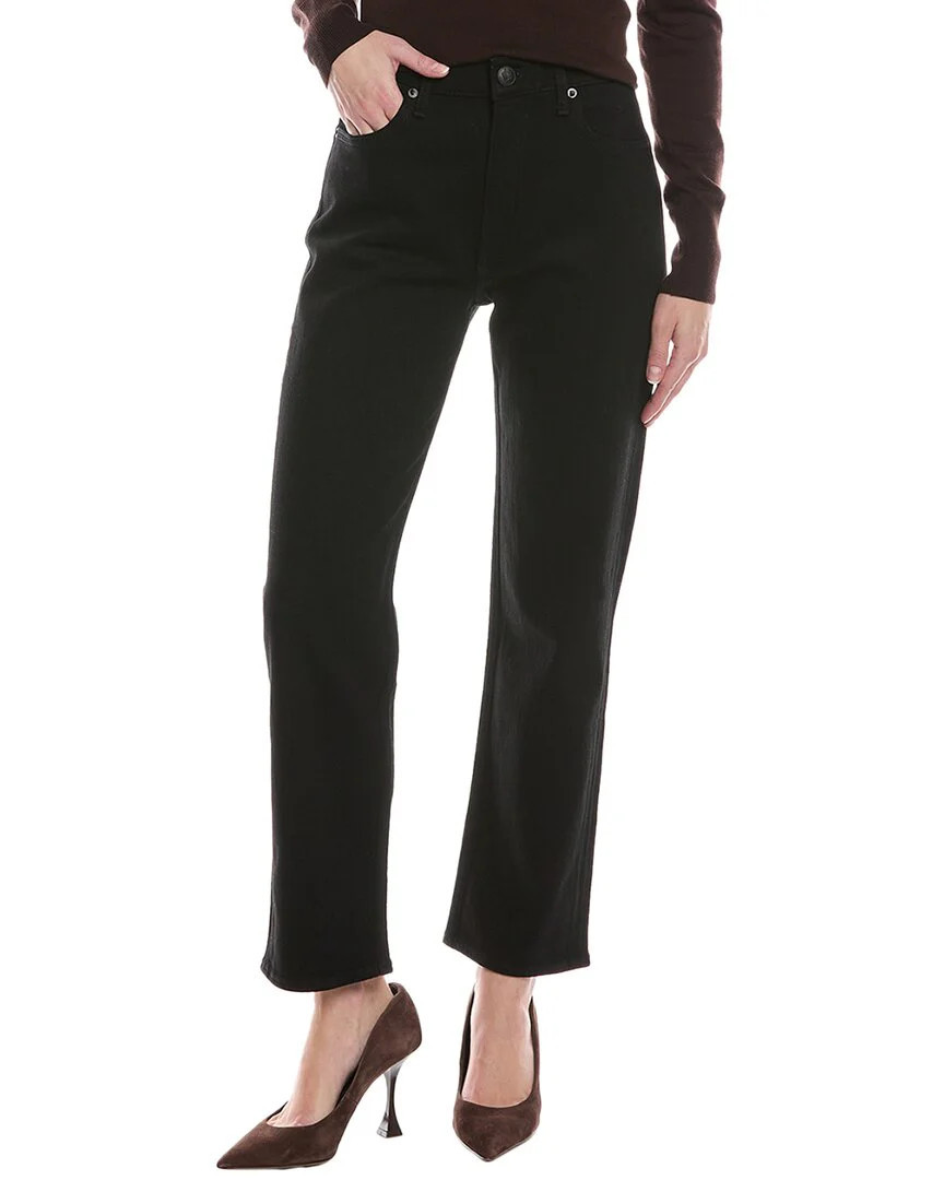 rag & bone Harlow Black Ankle Straight Jean | Shop Simon