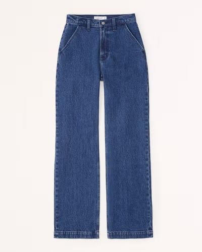 Women's Curve Love High Rise 90s Relaxed Jean | Women's | Abercrombie.com | Abercrombie & Fitch (US)