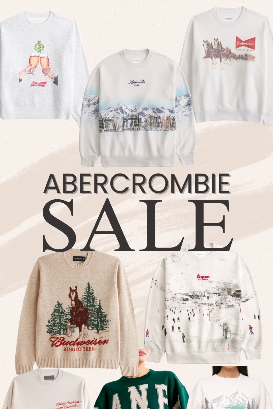 #abercrombie #sale 25% off everything! + another 15% off with code BFCMAF!! 

#LTKHoliday #LTKCyberWeek #LTKSaleAlert