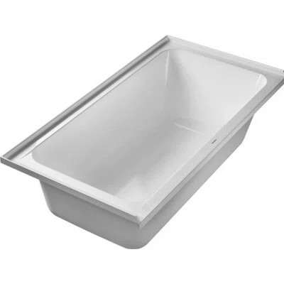 D-Code 60" x 32'' Drop In Soaking Acrylic Bathtub 700406000000090 | Wayfair North America