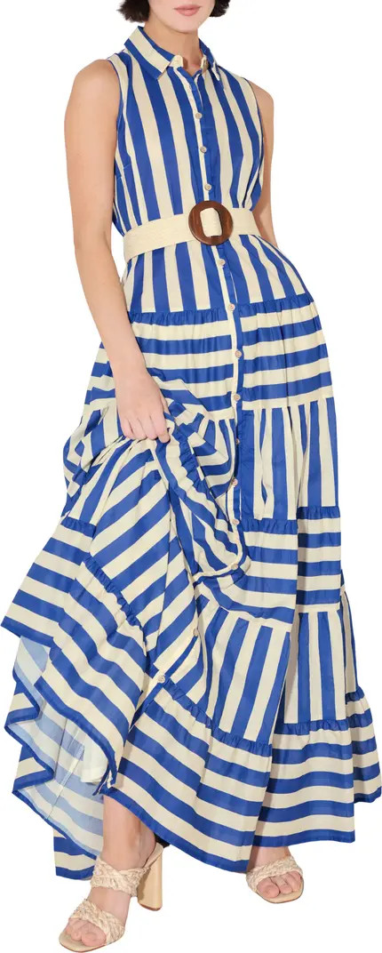 Stripe Sleeveless Maxi Dress | Nordstrom