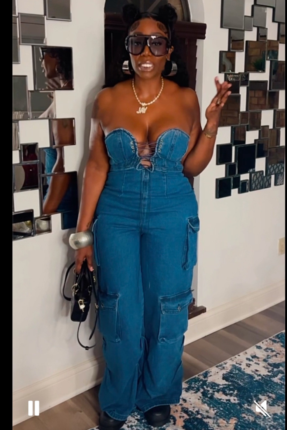 Blue Jean Bandeau jumpsuit very cute and comfy

#LTKStyleTip #LTKParties