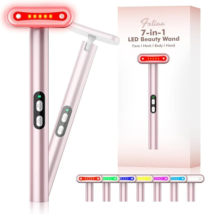 Red-Light-Therapy-for-Face, 7 in 1 LED Light Therapy Eye Equipment for Skin Care at Home Red Ligh... | Amazon (US)