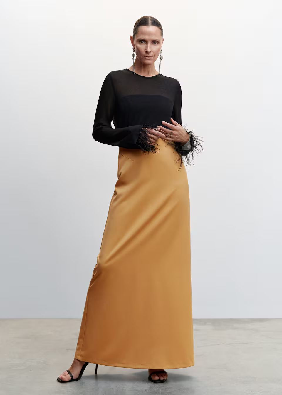 Flowy long skirt | MANGO (US)
