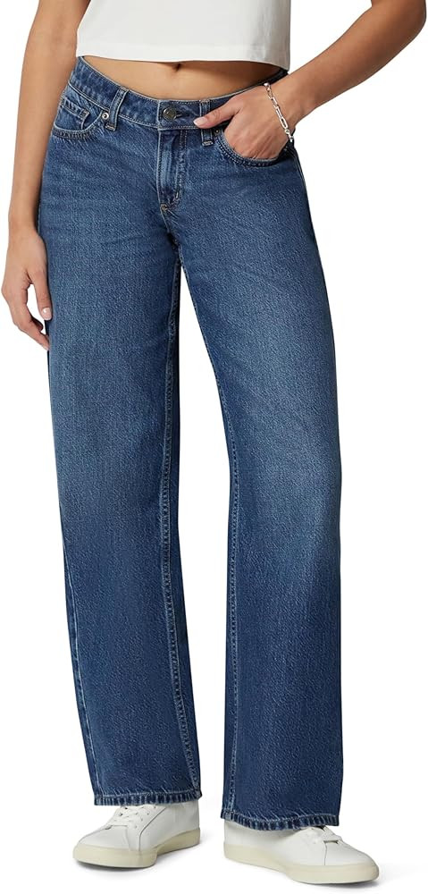 Amazon Essentials Women's Ultra Soft Low-Rise Wide Leg Jean | Amazon (US)