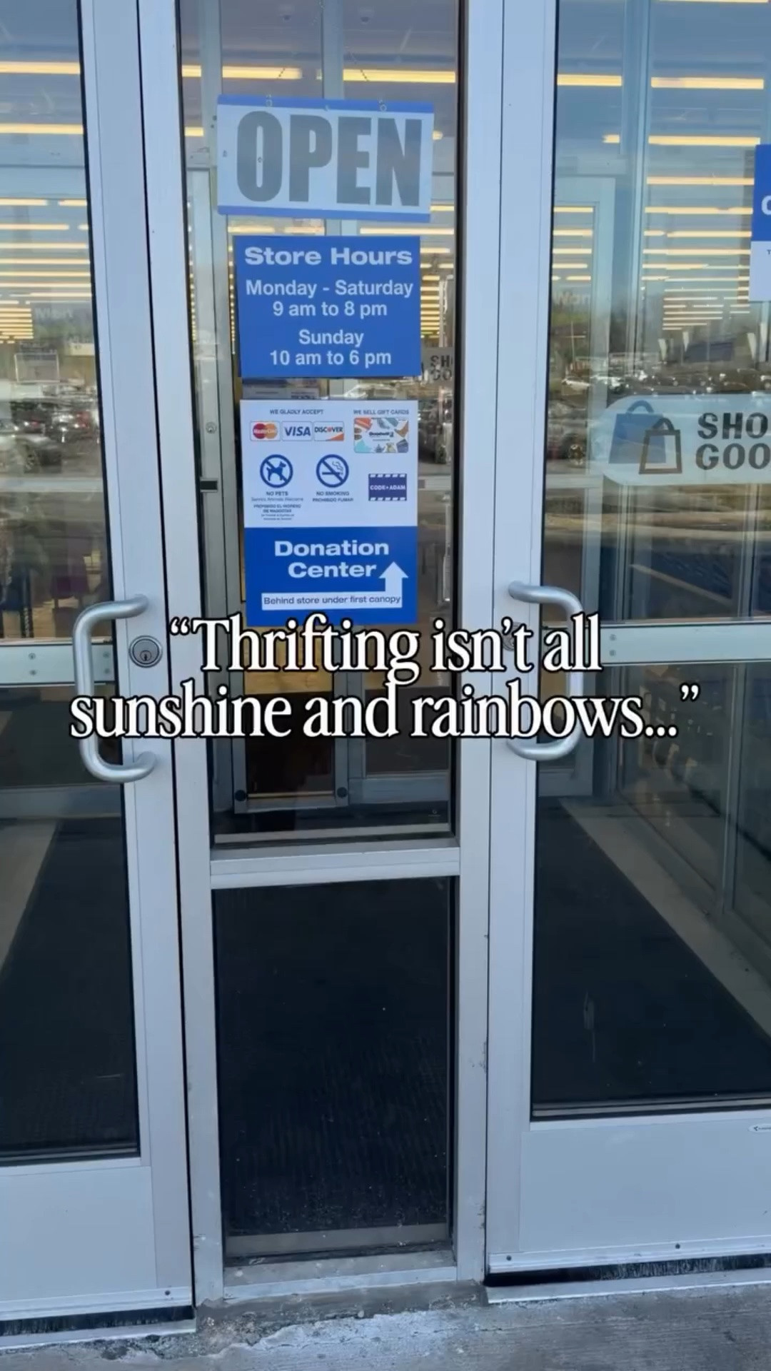 but seriously 

Thrift shopping isn’t all sunshine and rainbows. There’s a lot of hard work, patience, and experience that goes into successful thrifting…but when you uncover that dream find. It definitely feels like ☀️ and 🌈!!!