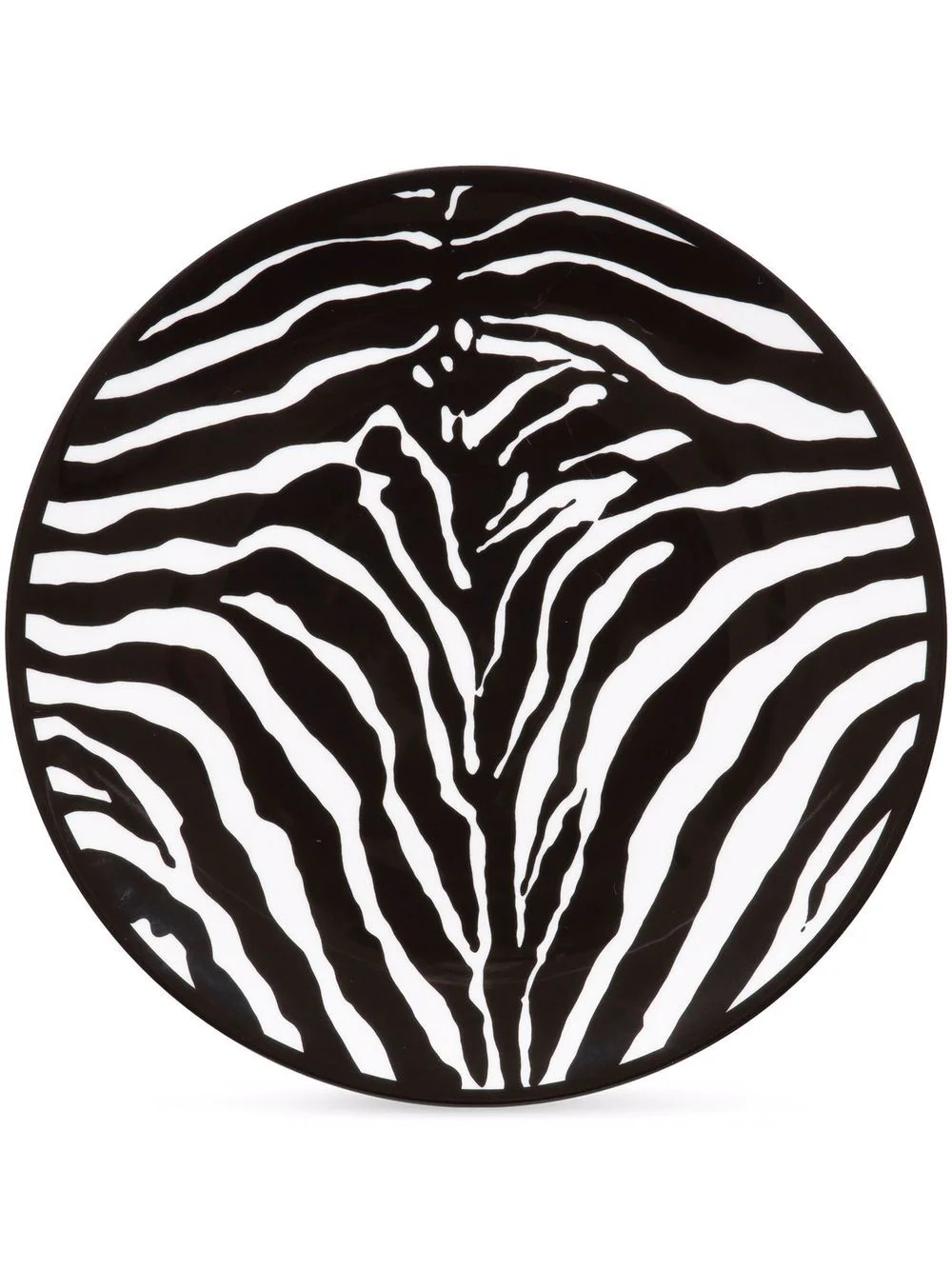 Dolce & Gabbana zebra-print porcelain charger plate (31cm) - White | Farfetch Global