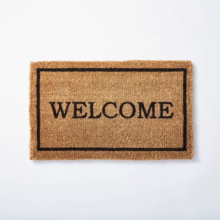 1'6"x2'6" Welcome Doormat Neutral - Threshold™ designed with Studio McGee | Target