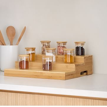 mDesign 3-Tier Bamboo Shelf | West Elm (US)