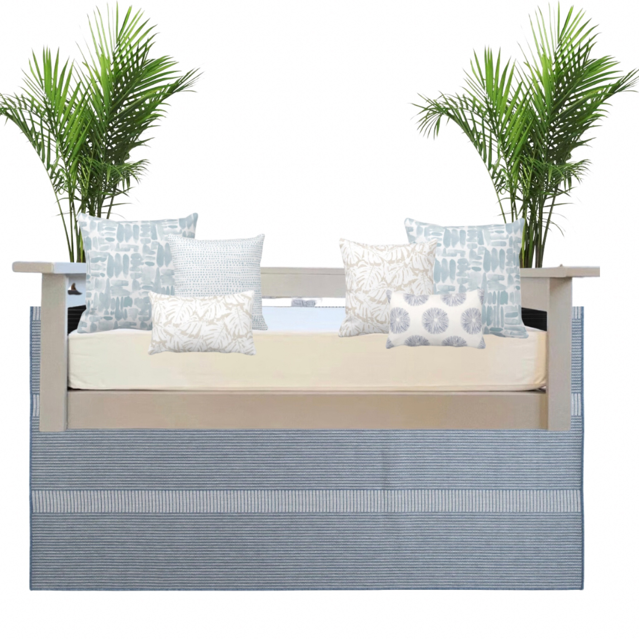 Spring porch refresh with swing bed, outdoor pillows, and rug

#LTKhome #LTKSeasonal