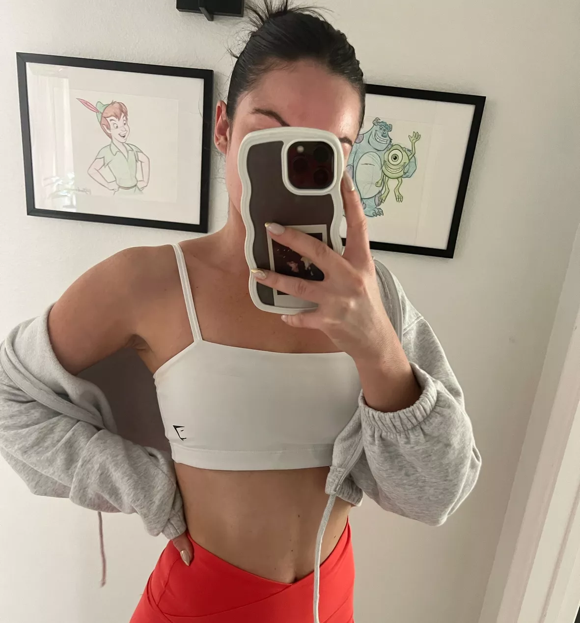 Gymshark Bandeau Sports Bra - White curated on LTK