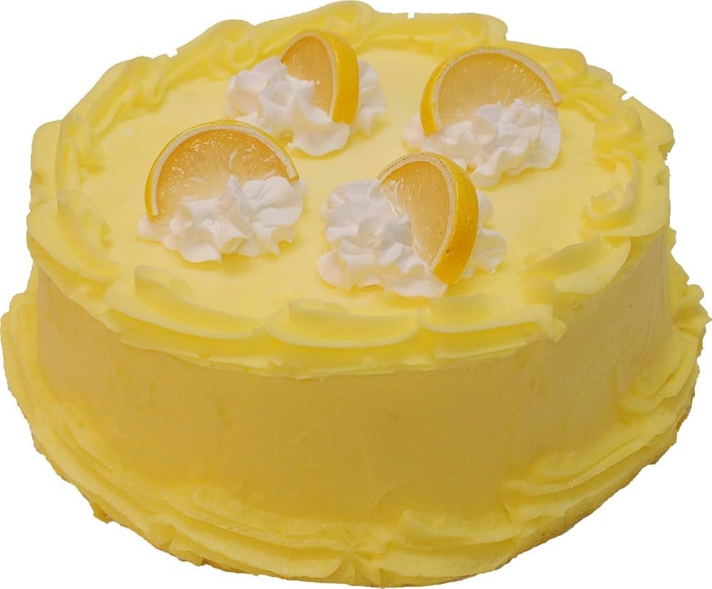 Flora-cal Products Spring Yellow Lemon Cream Fake Cake 9 inch | Amazon (US)