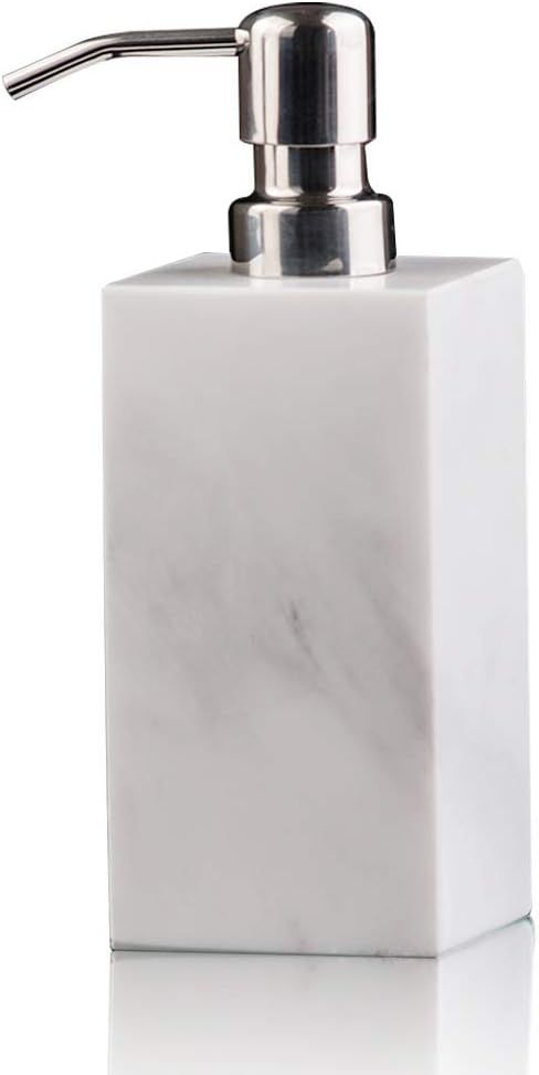Hand Liquid&Lotion Soap Dispenser Pump Bottle Natural Marble for Kitchen Bathroom Countertop Laun... | Amazon (US)