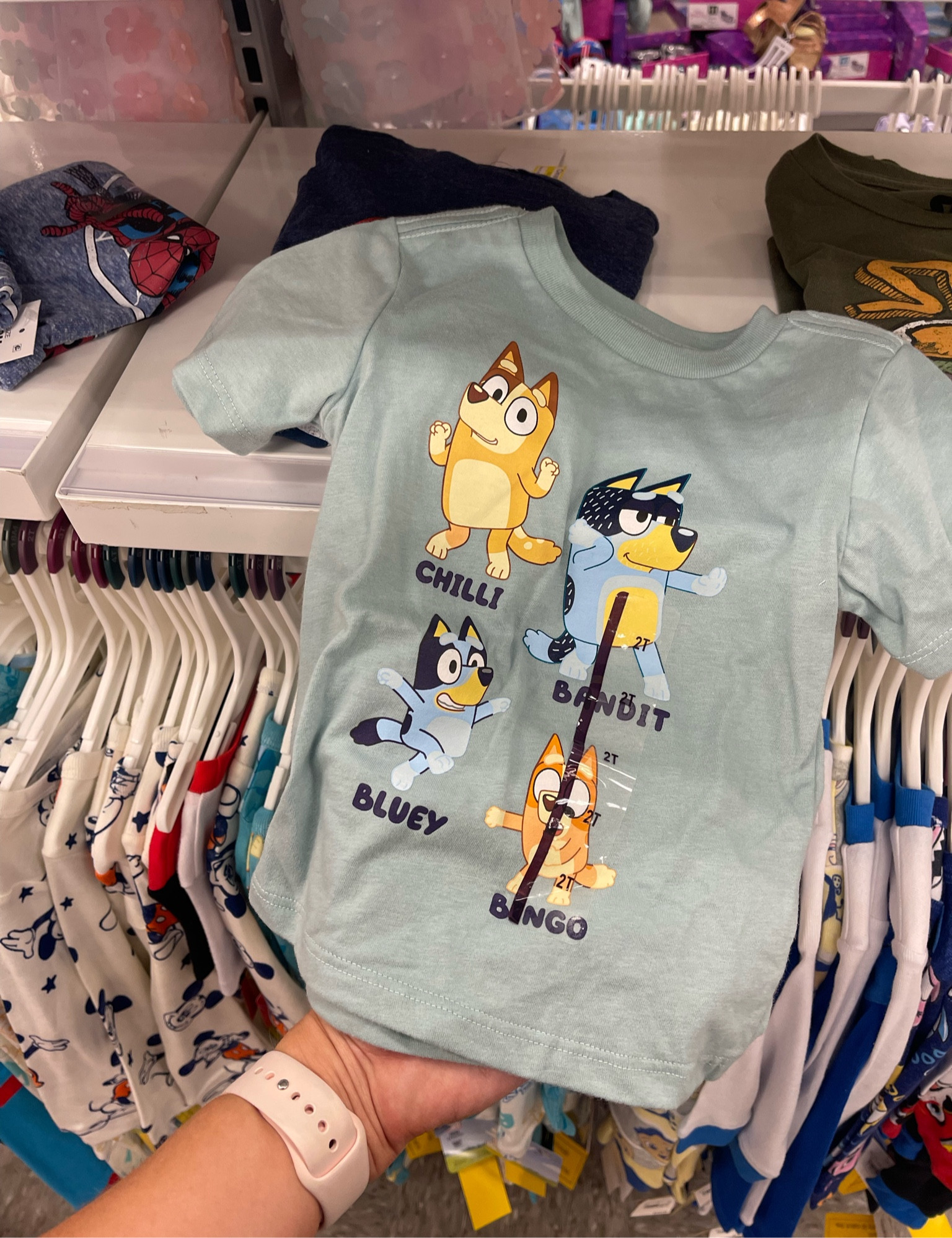 Toddler Boy Bluey Long Sleeve Graphic Tee