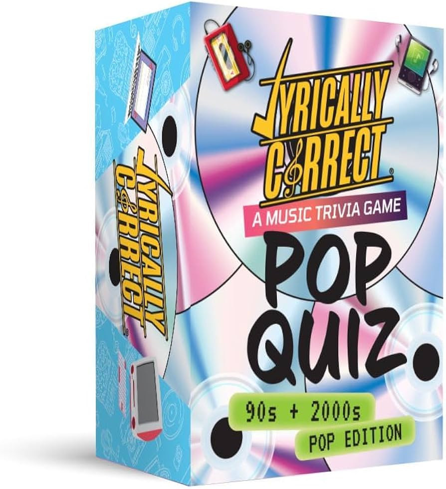 Lyrically Correct '90s & 2000s Music Trivia Card Game - Pop Edition - Finish The Lyrics Challenge... | Amazon (US)