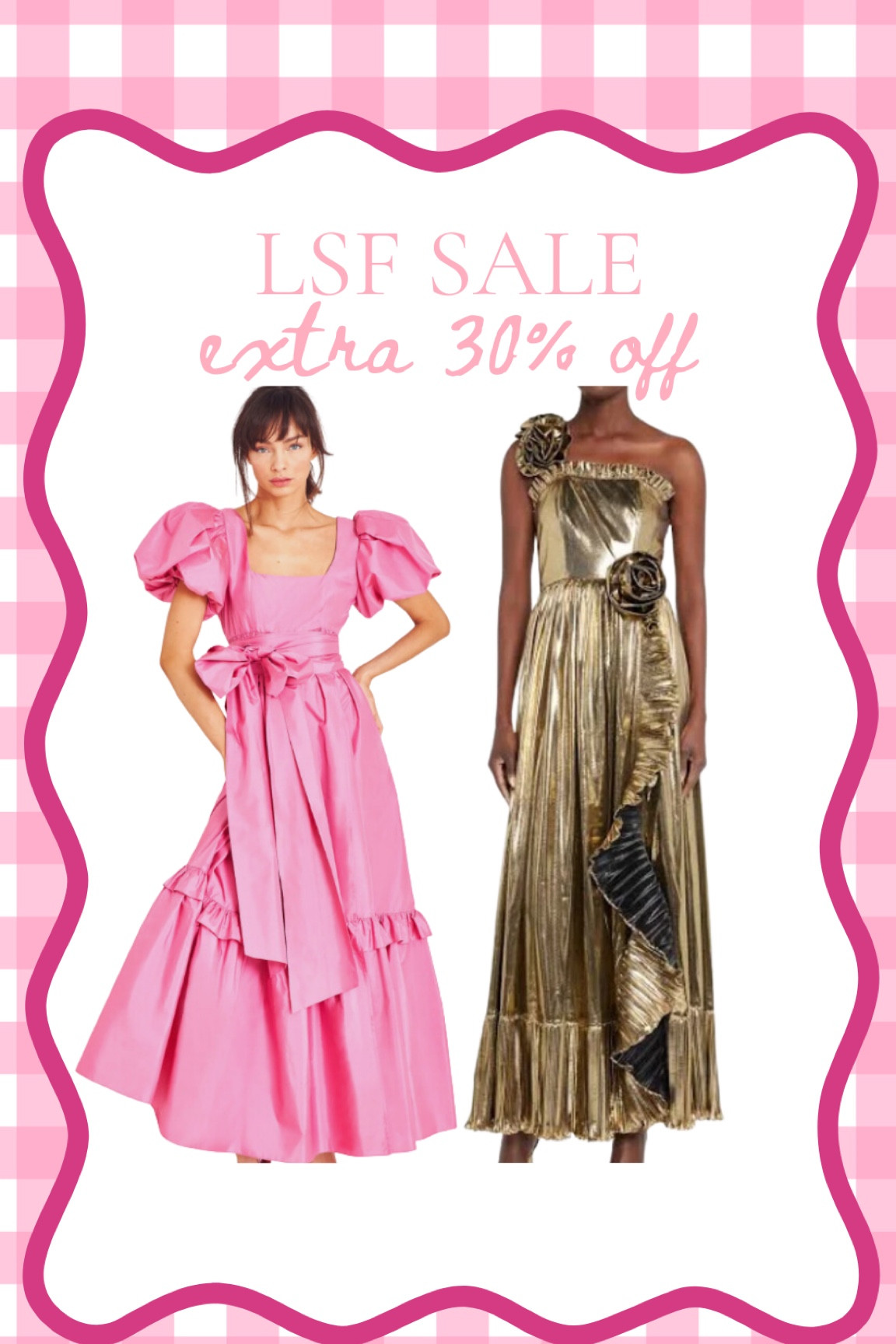 LoveShackFancy is having an extra 30% off sale when you add these to your cart! They are such gorgeous dresses and would make a statement.🎁❤️

LoveShackFancy, LoveShackFancy dress, LoveShackFancy sale, LoveShackFancy gown, Black Friday, cyber Monday 

#LTKsalealert #LTKHoliday #LTKCyberWeek